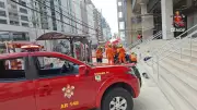 Homem cai de andaime a 4 metros em obra de supermercado em Águas Claras