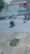 Homem se levanta de cadeira de rodas durante briga com lojista em Cuiabá
