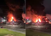 Incêndio atinge Circo do Tirulipa em Natal na madrugada desta segunda