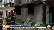 Incêndio destrói casa e mata mulher cadeirante em Belém