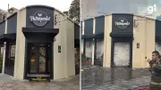 Incêndio destrói padaria tradicional em Porto Alegre, no bairro Petrópolis