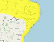 Inmet emite alerta de chuvas intensas para todo Alagoas nesta terça