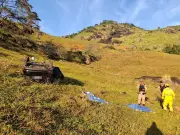Mãe e filha morrem em capotamento na BR-482 em Carangola