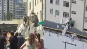 Moradores liberados para retornar a prédio atingido por avião em BH