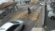 Motociclista é arremessado após colisão em Linhares, ES