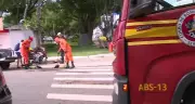 Motociclista fica ferido em colisão com carro no bairro São José em Aracaju