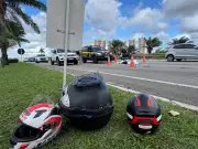 Motociclista morre em acidente na BR-101 em Natal; esposa fica ferida
