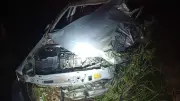 Motorista morre e passageira fica ferida em acidente na BR-365 em Buritizeiro