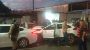 Motorista é morto a tiros e perde controle do carro em Araguari; mulher fica ferida