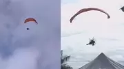 Piloto de paramotor cai durante voo em Redenção, sul do Pará
