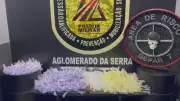 PM apreende 17 mil pinos de cocaína e prende gerente do tráfico em BH