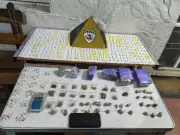 PM apreende mais de 300 pinos de cocaína e prende homem em Montes Claros