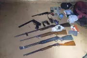 Polícia apreende arsenal, cocaína e mais de 400 munições em MS