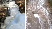 Poluição no Córrego Fechos: Prefeitura multa Copasa por espuma tóxica em Nova Lima