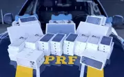 PRF apreende 54 iPhones 17 Pro Max e MacBooks na BR-401 em Boa Vista