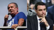 Silas Malafaia e Flávio Bolsonaro são alvo de denúncia por apoio eleitoral em culto