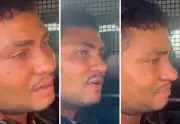 Suspeito de homicídio elogia polícia após ser preso em fuga no TO
