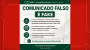 UnB desmente fake news sobre suspensão de aulas por término de Virginia e Vini Jr