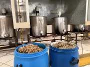 Usina de reciclagem transforma bitucas de cigarro em artesanato em Votorantim