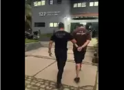 Vídeo flagra prisão de foragido em Armação dos Búzios