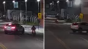 Vídeo: moto 'anda sozinha' após acidente em Carambeí; veja cena inusitada