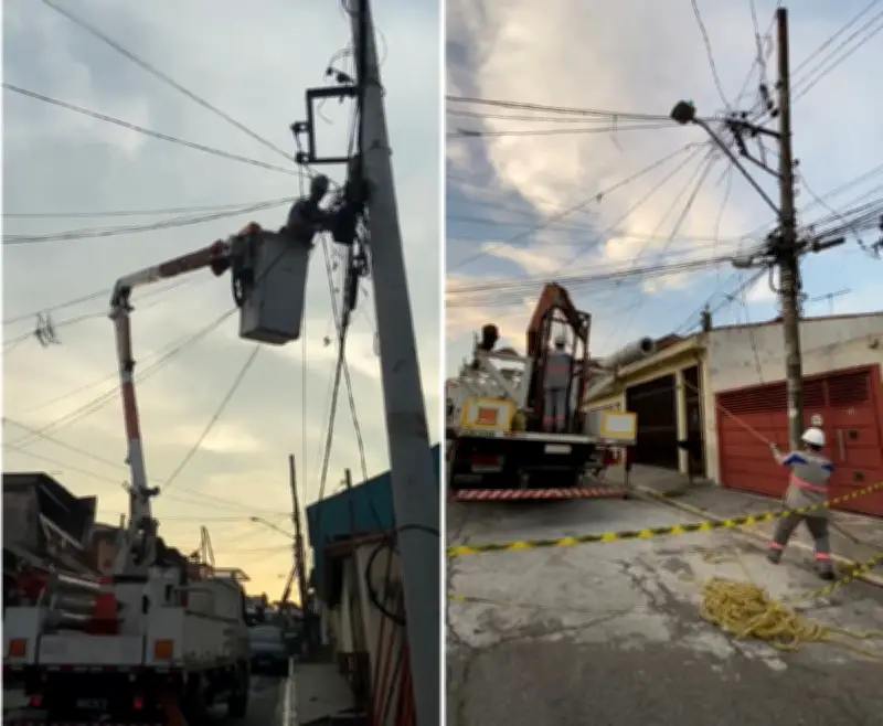 Acidente deixa moradores 10h sem luz e expõe alta de colisões contra postes em Campos