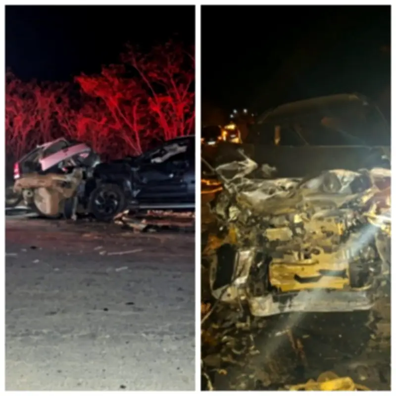 Acidente frontal na MGC-122 mata motorista em Monte Azul
