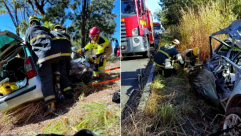 Acidente na BR-365 em MG mata adolescente e criança; três ficam feridos