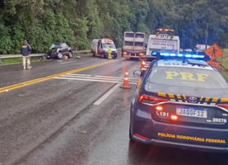 Acidente na BR-386 mata dois em Pouso Novo