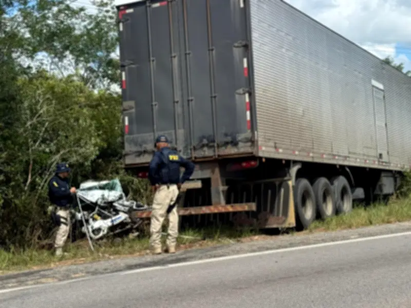 Acidente na BR-406 deixa um morto e dois feridos em Ceará-Mirim