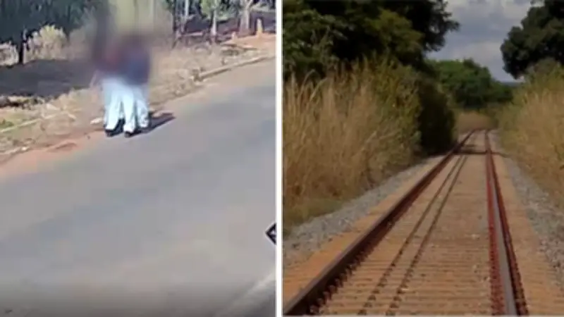 Adolescentes amarrados em trilhos de trem após assalto em Anápolis