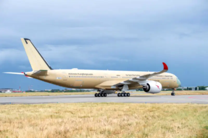 Airbus realiza primeiro voo teste do A350-1000ULR para voos ultralongos