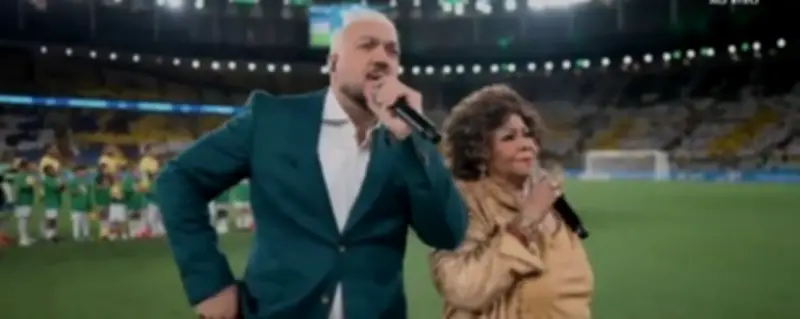 Alcione desabafa sobre problemas com hino no Maracanã: 'Não estava se ouvindo'
