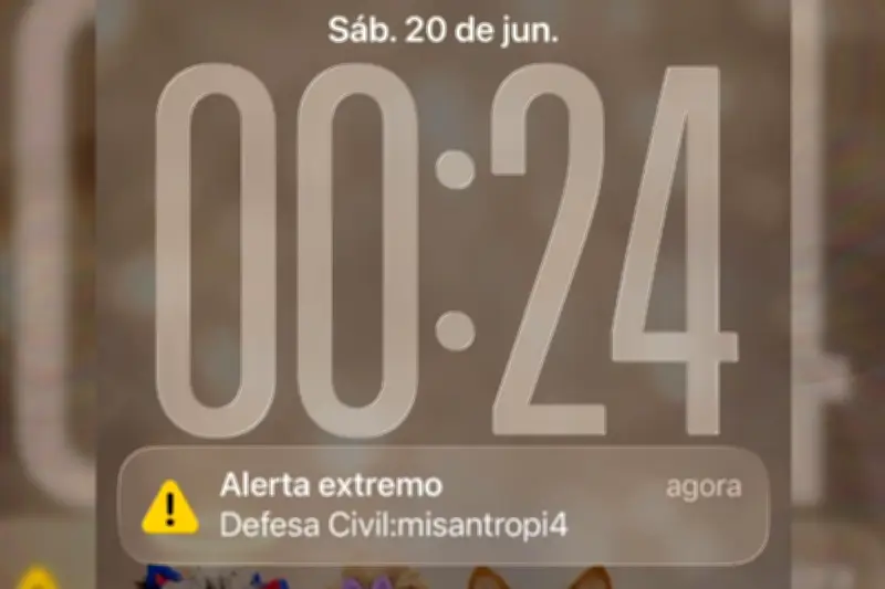 Alerta falso da Defesa Civil: invasão hacker dispara 'misantropia' em celulares