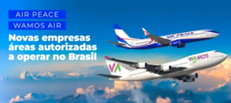 Anac autoriza Wamos Air e Air Peace a operar voos no Brasil