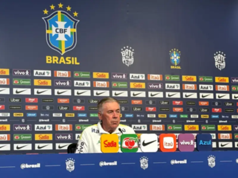 Ancelotti confirma mudanças no Brasil contra o Egito; três jogadores serão titulares