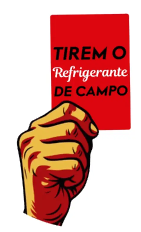 Antes de Brasil x Argentina, ato em Copacabana pede fim de parcerias com refrigerantes
