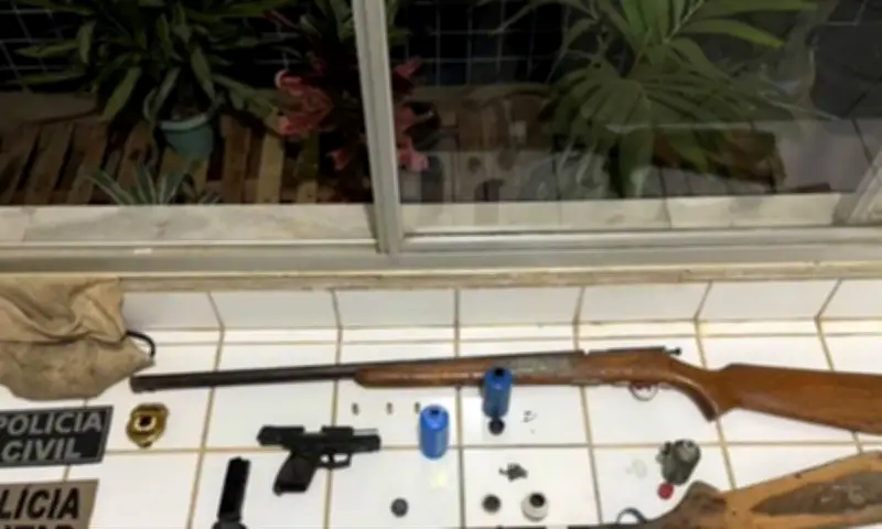 Ação policial apreende armas e resgata gestante na BA