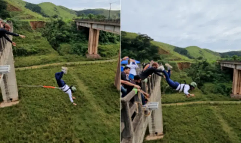 Apagão em rope jump: jornalista relata salto e alerta sobre segurança
