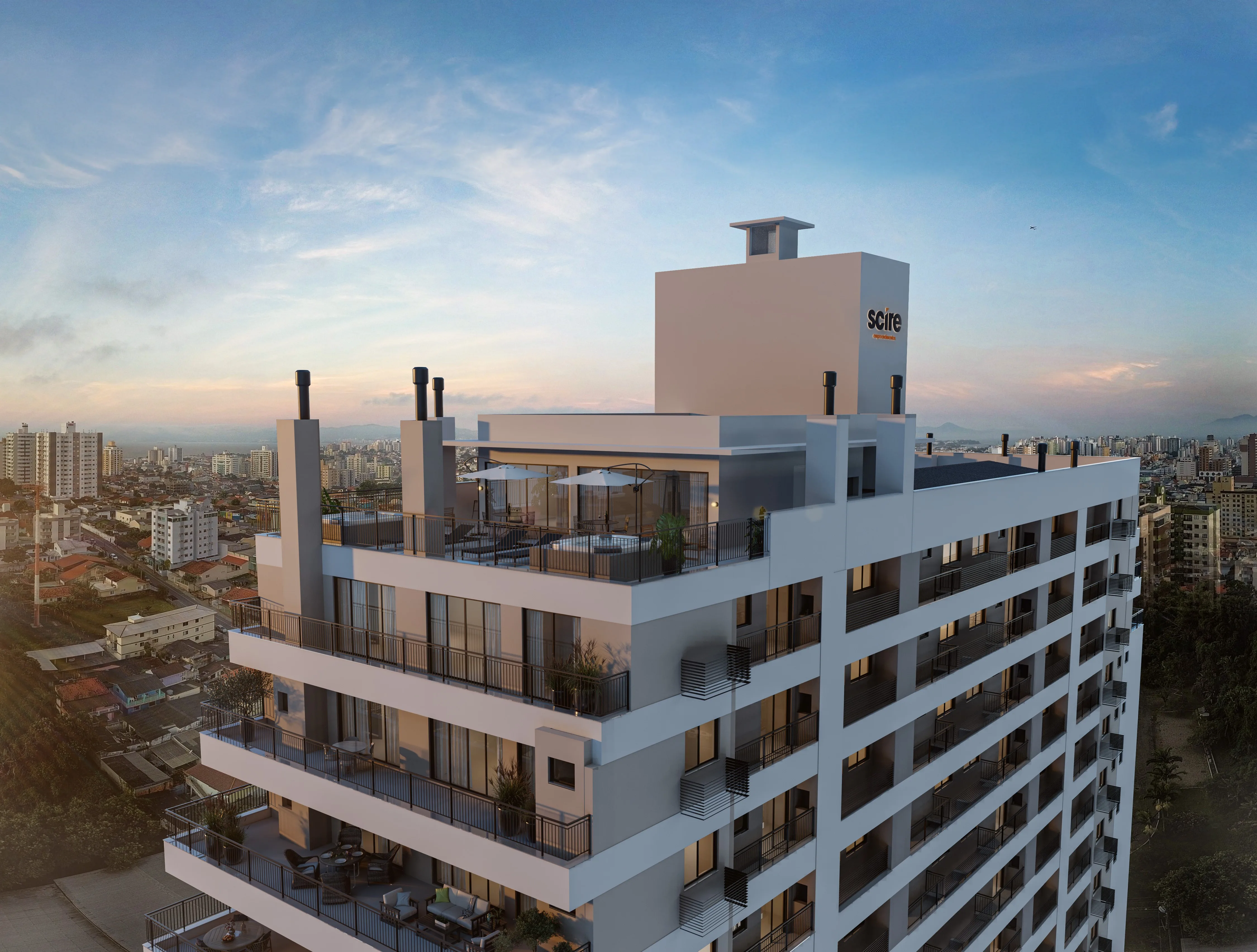 Scire Connect: Apartamentos com vista panorâmica e descontos de até R$ 50 mil em São José