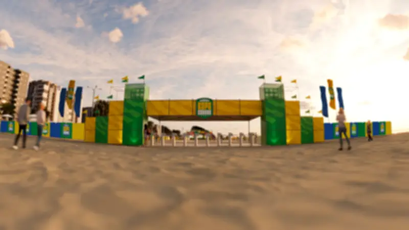 Arena Copacabana terá shows e transmissão gratuita da Copa do Mundo