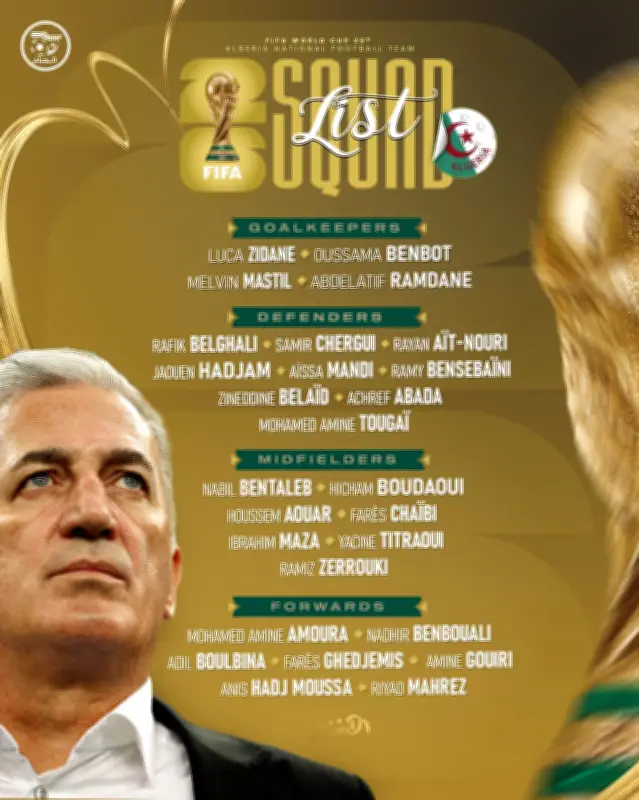 Argélia convoca Luca Zidane, filho de Zinédine, para a Copa do Mundo