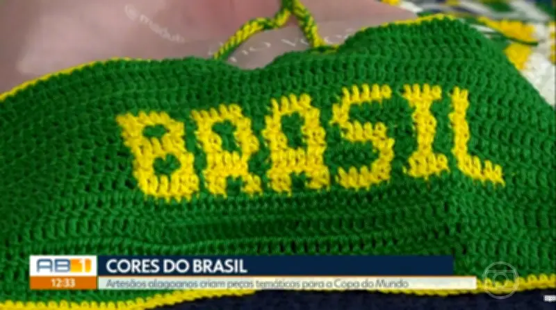 Artesãs alagoanas lotam agenda com encomendas nas cores do Brasil para a Copa