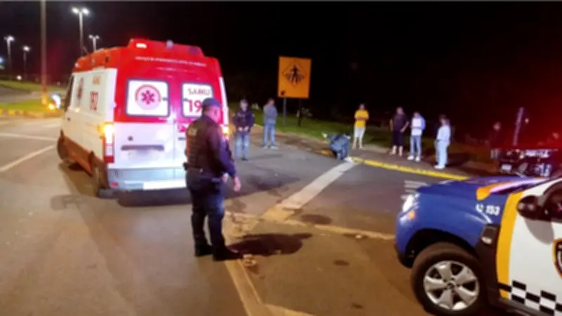 Atropelamento grave em Taquarituba; motorista foge