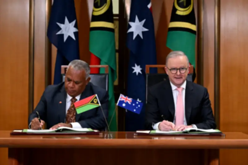 Austrália e Vanuatu assinam acordo que impede base militar chinesa