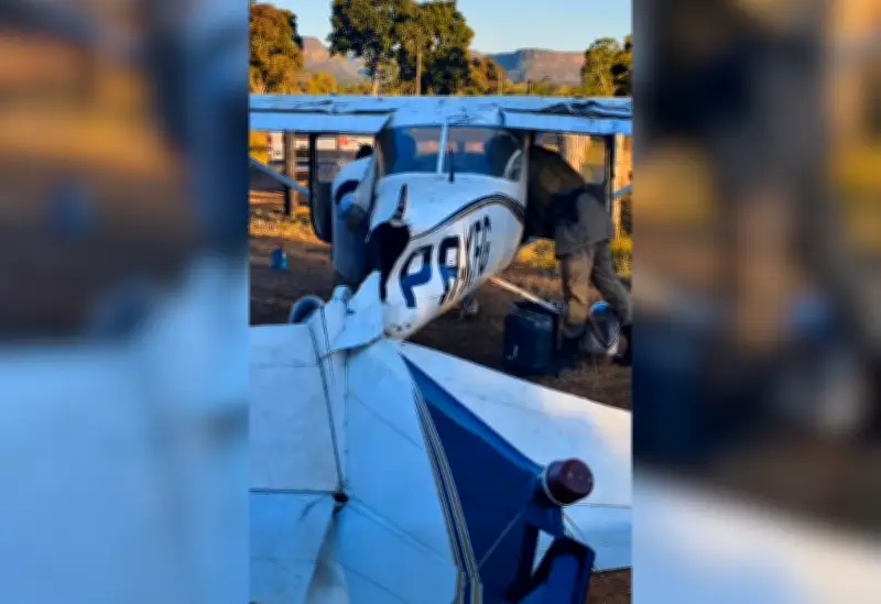 Avião faz pouso de emergência em Filadélfia-TO após falha no motor
