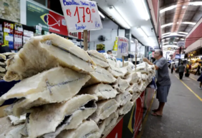 Bacalhau vira artigo de luxo na Europa com preço de quase 50 euros/kg