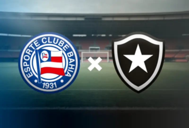 Bahia x Botafogo: onde assistir, escalações e horário pelo Brasileirão