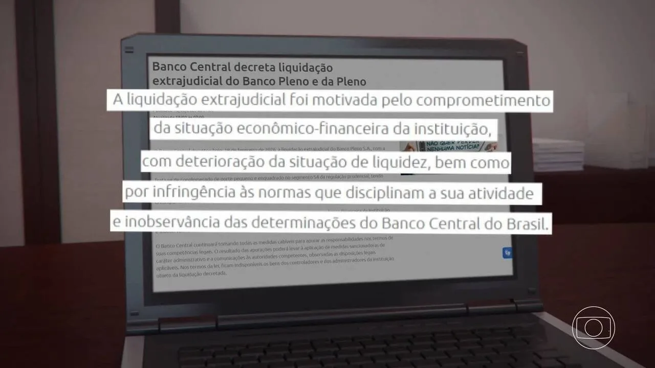 Banco Central decreta liquidação do Banco Pleno e mais uma empresa do grupo