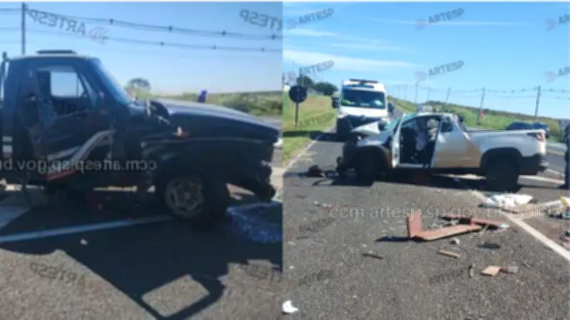 Batida entre caminhonetes deixa feridos na SP-294 em Pompeia
